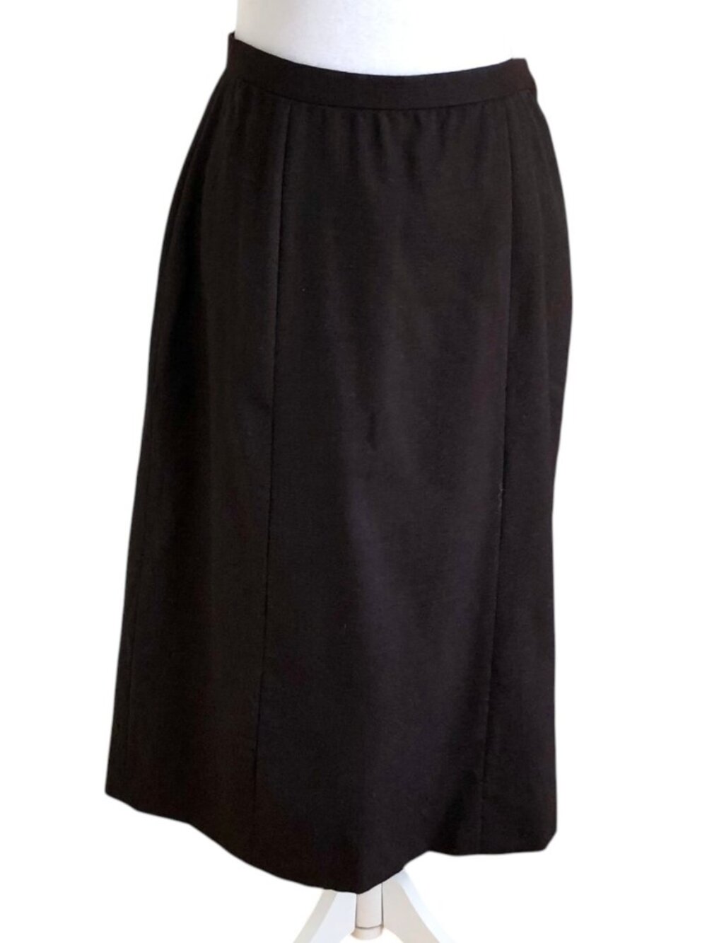 Peruvian Connection Skirt Alpaca Wool Brown Midi (8)